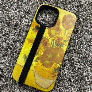 CASELY Van Gogh Special Edition Sunflowers Case with Strap - iPhone 13 Pro Max